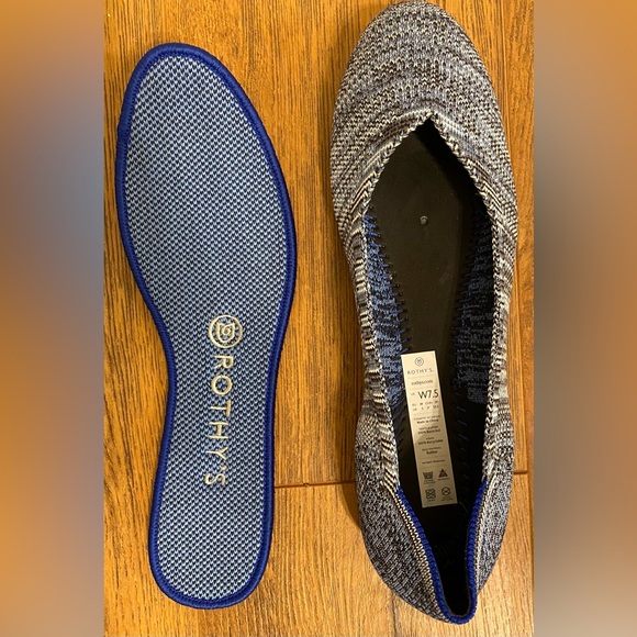 Rothy’s. Maritime Heather Flats. Size: 7.5. - Picture 7 of 10